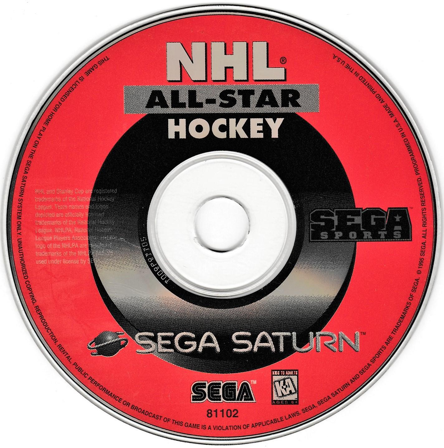 NHL AllStar Hockey Prices Sega Saturn Compare Loose, CIB & New Prices