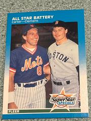 All Star Battery [G. Carter, R. Clemens] #634 Baseball Cards 1987 Fleer Prices