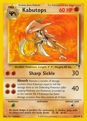 Kabutops #27 Prices | Pokemon Legendary Collection | Pokemon Cards