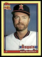 Bert Blyleven Baseball Cards 1991 Topps Box Panels Hand Cut Prices