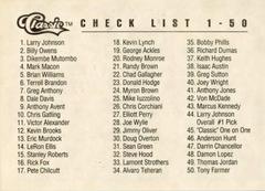 Certification of Limited Edition/Checklist [Draft Picks Premiere Edition] #NNO Basketball Cards 1991 Classic Draft Prices