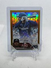 Ozzie Albies [Gold] #ASGA-OAL Baseball Cards 2023 Topps Chrome Update All Star Game Autographs Prices