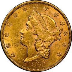 1860 Coins Liberty Head Gold Double Eagle Prices