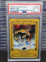 Bobby Orr #HFS-BO Hockey Cards 2020 Upper Deck Clear Cut Hall of Fame Showcase Autographs Prices