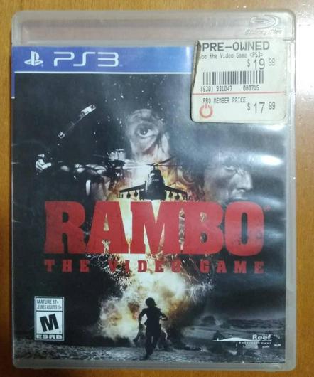 Rambo: The Video Game | Item and Box only | Playstation 3