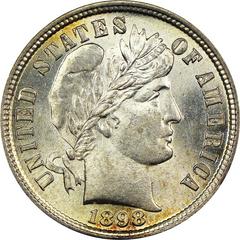 1898 [PROOF] Coins Barber Dime Prices