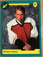 Peter Forsberg #6 Hockey Cards 1991 Classic Draft Picks Promo Prices