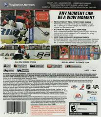 Back Cover | NHL 11 Playstation 3