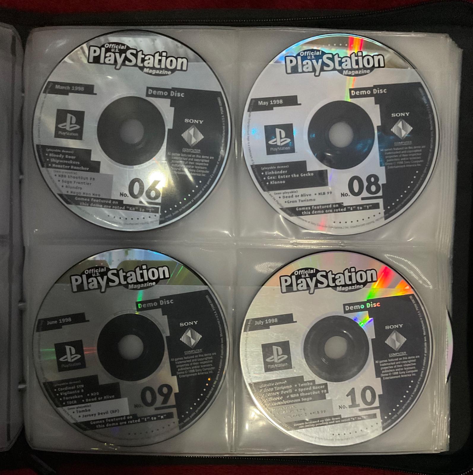 2/10 Official Playstation Magazine Demo Discs
    Discs 06, 08, 09, & 10