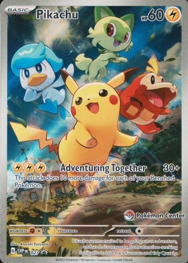 Pikachu [Pokemon Center Stamp] #27 Cover Art