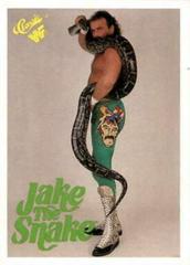 Jake 'The Snake' Roberts #7 Wrestling Cards 1990 Classic WWF Prices