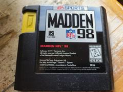 Cartridge (Front) | Madden NFL '98 Sega Genesis