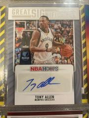 Tony Allen #GS-ALL Basketball Cards 2023 Panini Hoops Great SIGnificance Prices