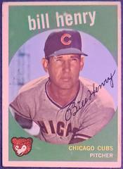 Bill Henry #46 Baseball Cards 1959 Topps Prices