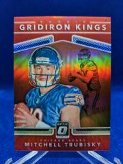 Mitchell Trubisky [Red] Football Cards 2017 Panini Donruss Optic Rookie Gridiron Kings Prices