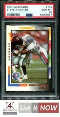 Steve Atwater #115 Football Cards 1992 Wild Card Prices