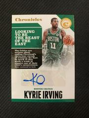 Kyrie Irving [Gold] Basketball Cards 2017 Panini Chronicles Autographs Prices