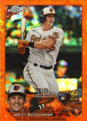 Adley Rutschman [Logofractor Orange] #1 Baseball Cards 2023 Topps Chrome Prices
