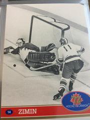 Yevgeny Zimin #14 Hockey Cards 1991 Future Trends Canada ’72 Prices