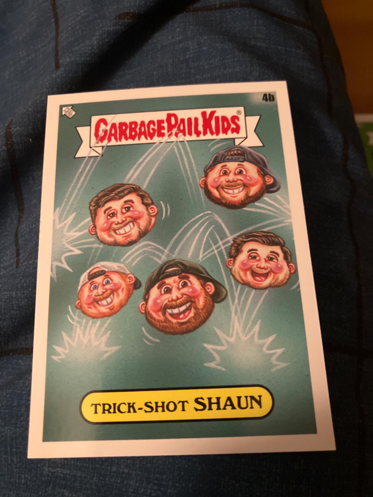 Trick-Shot Shaun #4B Garbage Pail Kids at Play Ill Influencers