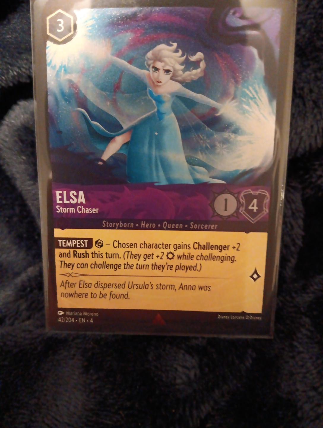 Elsa - Storm Chaser [Foil] #42 Lorcana Ursula's Return