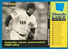 John Valentin [Checklist] #265 Baseball Cards 1995 Collector's Choice Se Prices