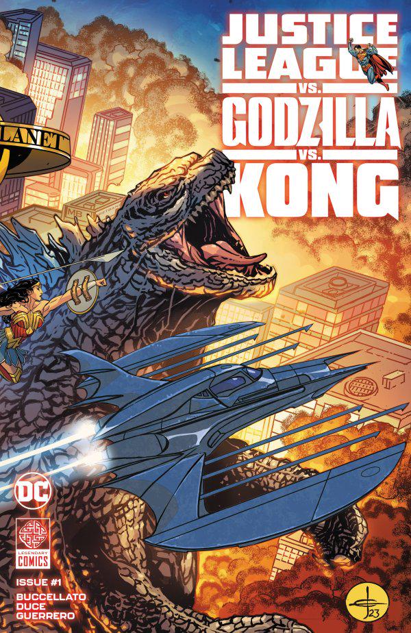 Justice League vs. Godzilla vs. Kong #1 (2023) Comic Books Justice League vs. Godzilla vs. Kong