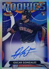 Oscar Gonzalez Baseball Cards 2023 Topps Finest Rookies Design Variation Autographs Prices