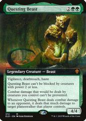 Questing Beast [Extended Art Foil] Magic Throne of Eldraine Prices