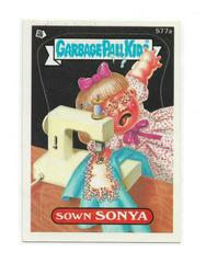 Sown SONYA #577a 1988 Garbage Pail Kids Prices