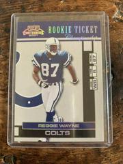 Reggie Wayne [Championship Ticket] #166 Football Cards 2001 Playoff Contenders Prices