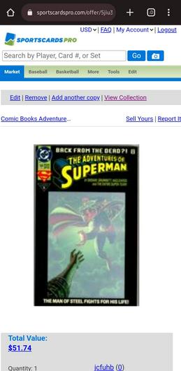 Adventures of Superman [Platinum Edition] #500 (1993) photo