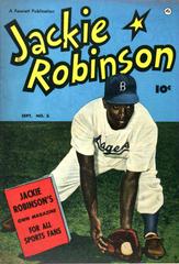 Front cover of Jackie Robinson comic book]