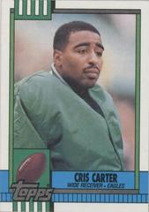 Cris Carter #92 Football Cards 1990 Topps Prices