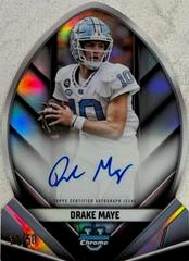 Drake Maye #FOFA-DM Football Cards 2023 Bowman Chrome University Future of Autographs Prices