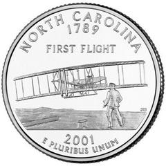 2001 P [NORTH CAROLINA] Coins State Quarter Prices