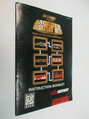 Arcade'S Greatest Hits Atari Collection 1 - Manual | Arcade's Greatest Hits Atari Collection 1 Super Nintendo