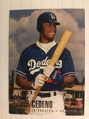 Roger Cedeno #4 Baseball Cards 1996 Fleer Dodgers Team Set Prices