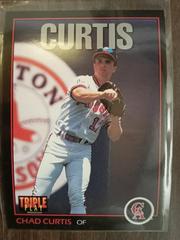 Chad Curtis #70 Baseball Cards 1993 Panini Donruss Triple Play Prices