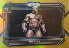 The Rock [Gold] Wrestling Cards 2023 Panini Prizm WWE Prices