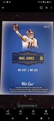 Card Reverse  | Mac jones Football Cards 2021 Wild Card Matte