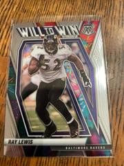 Ray Lewis #WW-17 Football Cards 2021 Panini Mosaic Will to Win Prices