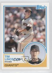 Tim Lincecum Baseball Cards 2008 Topps Trading Card History Prices