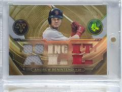 2019 TOPPS TRIPLE THREADS RELICS AB3 ANDREW BENINTENDI GOLD Baseball Cards 2019 Topps Triple Threads Relics Prices