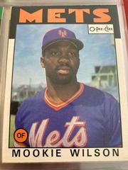 Mookie Wilson #315 Baseball Cards 1986 O Pee Chee Prices