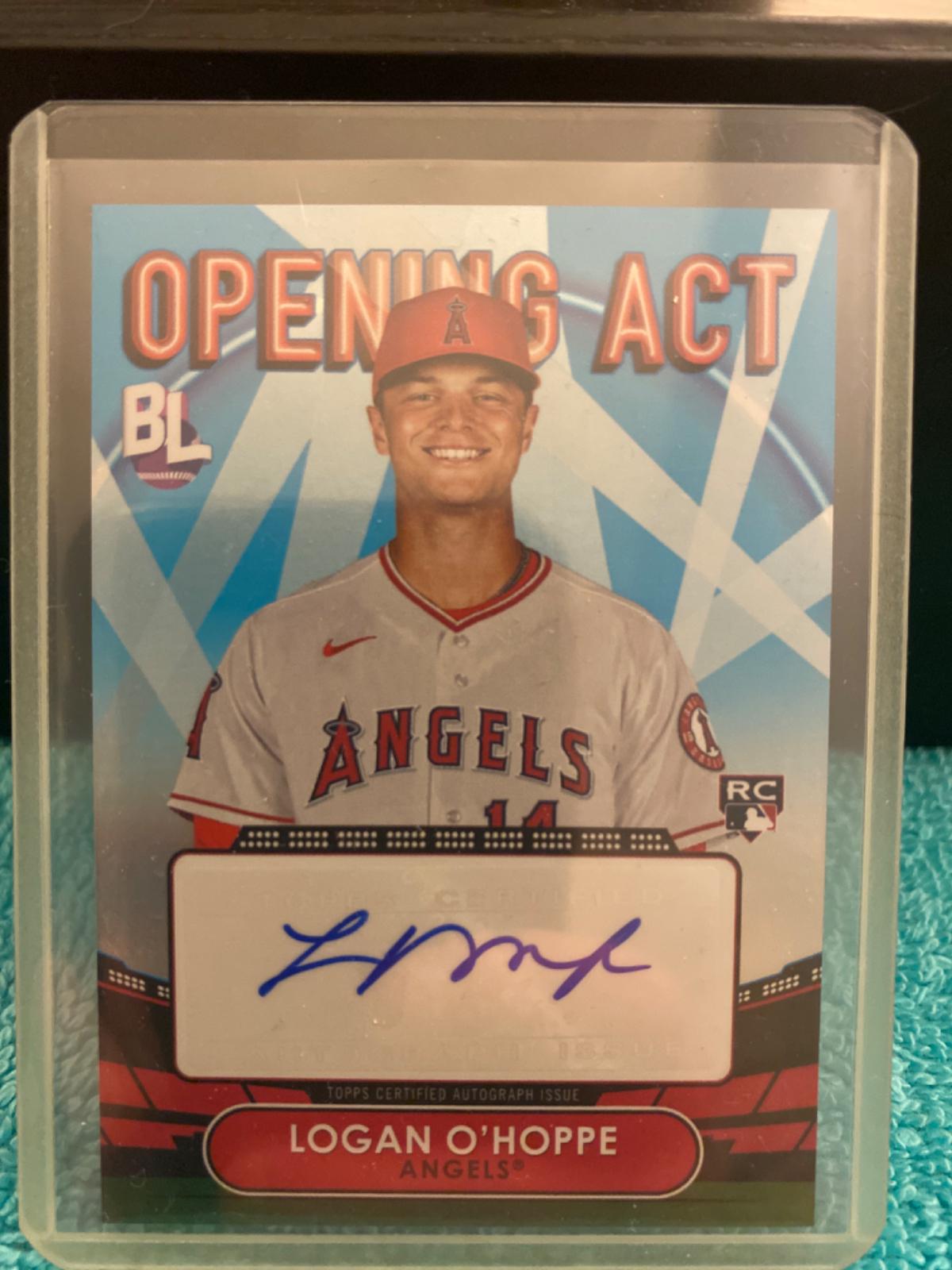 Logan O Hoppe Blue Ungraded 2023 Topps Big League Opening Act