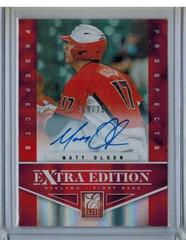 Matt Olson [Autograph] #123 Baseball Cards 2012 Panini Elite Extra Edition Prices