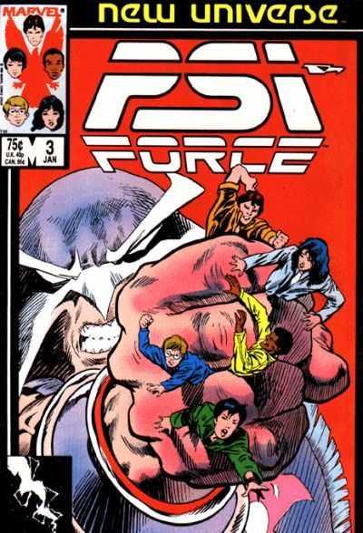 PSI-Force #3 (1987) Comic Books Psi-Force