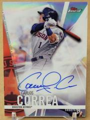 Carlos Correa #FA-CC Baseball Cards 2017 Topps Finest Autographs Prices