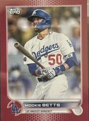 Mookie Betts [Mini Red] Baseball Cards 2022 Topps Prices